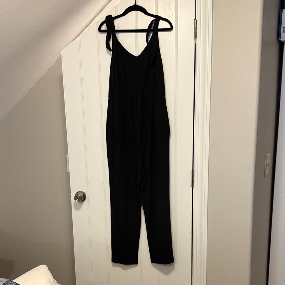 Hello Miz Comfy Black Jumpsuit